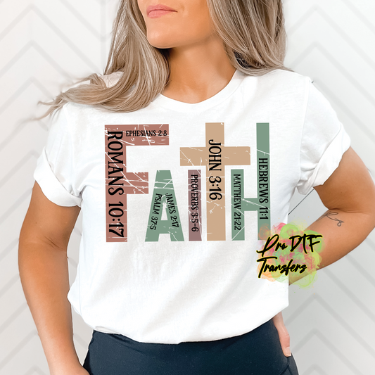 RG72 Faith Multi-Color Full Color DTF Transfer