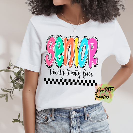 SR14 Senior Class of 2024 Full Color DTF Transfer - Pro DTF Transfers