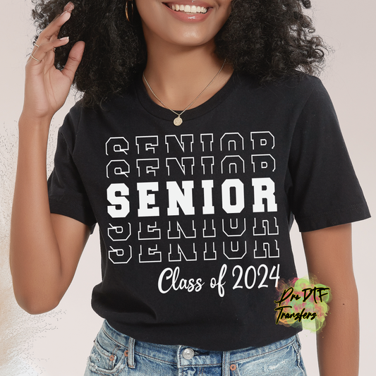 SR16 Senior Class of 2024 Full Color DTF Transfer - Pro DTF Transfers