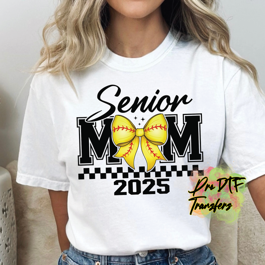 SR36 Senior 2025 Softball Full Color DTF Transfer