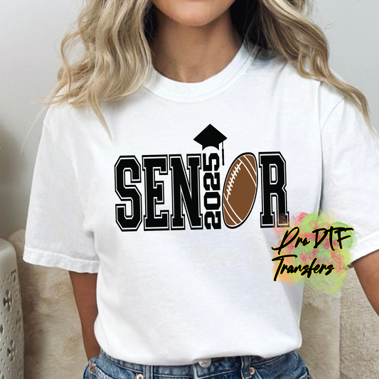 SR40 Senior 2025 Football Full Color DTF Transfer