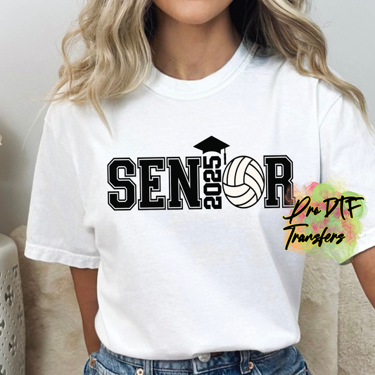 SR43 Senior 2025 Volleyball Full Color DTF Transfer