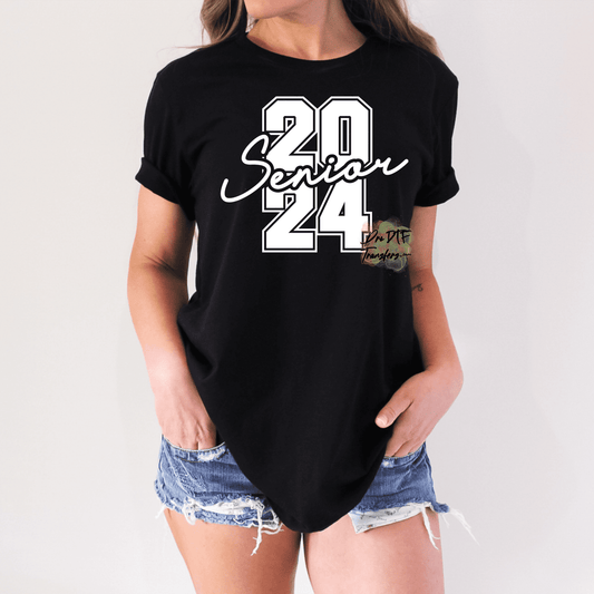 SR6 Senior 24 College Font Full Color DTF Transfer - Pro DTF Transfers