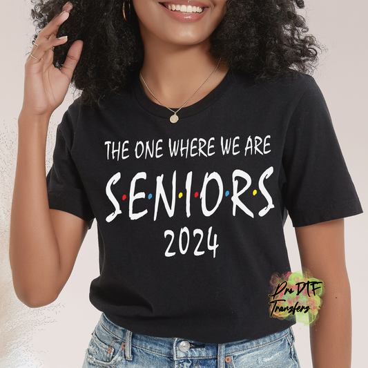 SR8 Senior 24 Friends Full Color DTF Transfer - Pro DTF Transfers