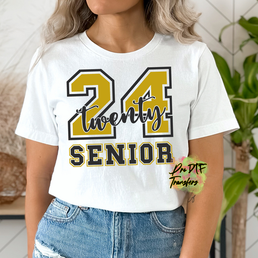 SR9 Senior 24 Gold Full Color DTF Transfer - Pro DTF Transfers