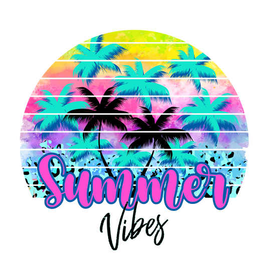 SV33 Summer Vibes Full Color DTF Transfer - Pro DTF Transfers