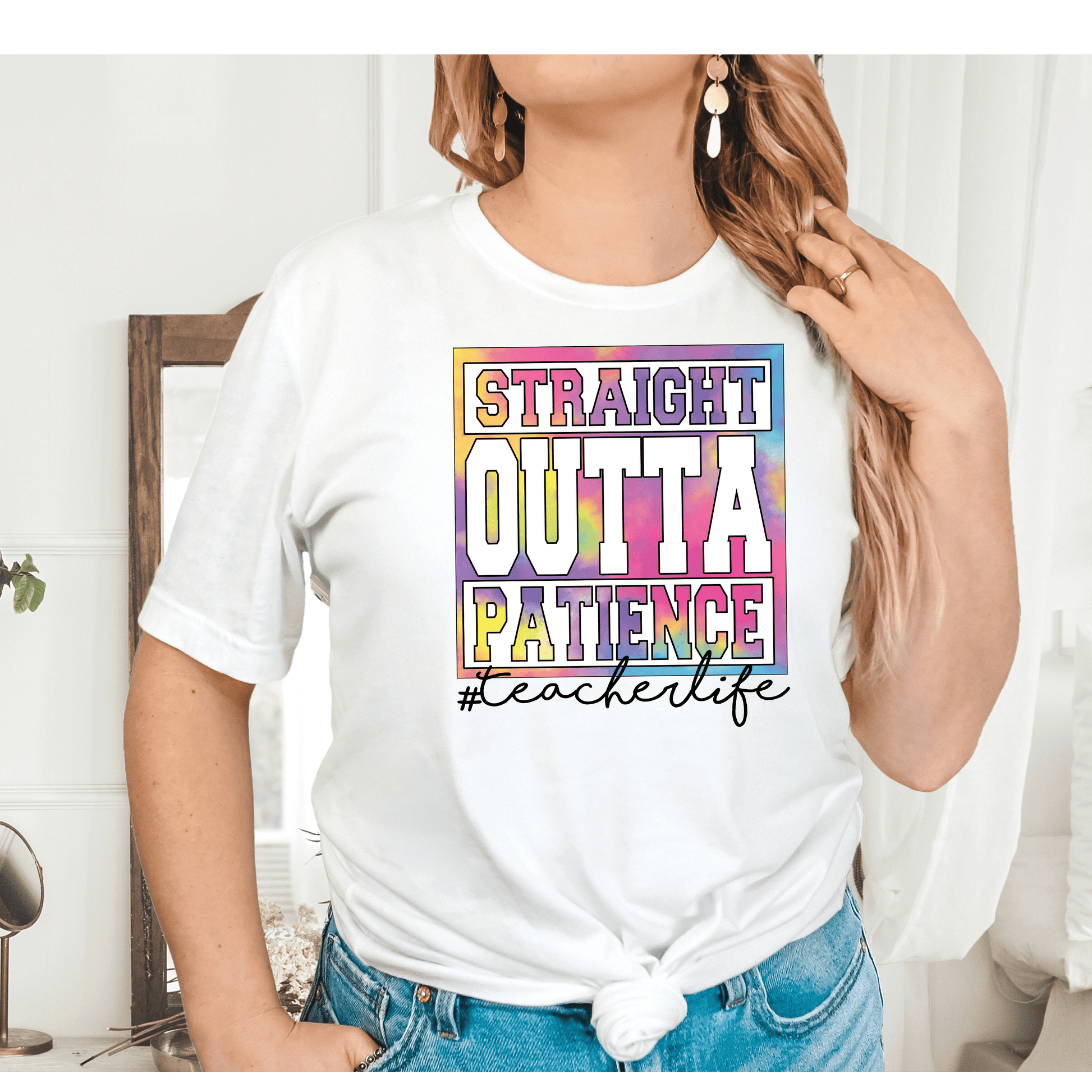 T149 Straight Outta Patience Full Color DTF Transfer - Pro DTF Transfers
