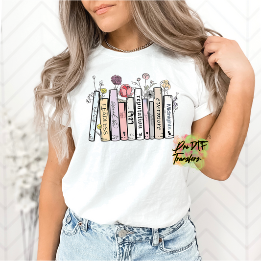 TS101 Swift Books Full Color DTF Transfer - Pro DTF Transfers