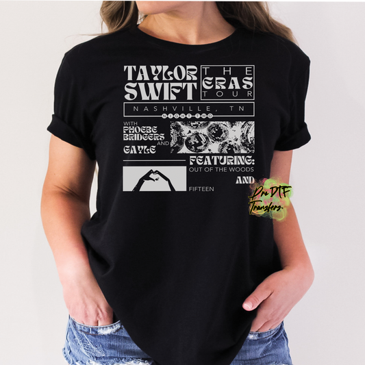 TS104 Taylor Swift The ERAs Full Color DTF Transfer - Pro DTF Transfers