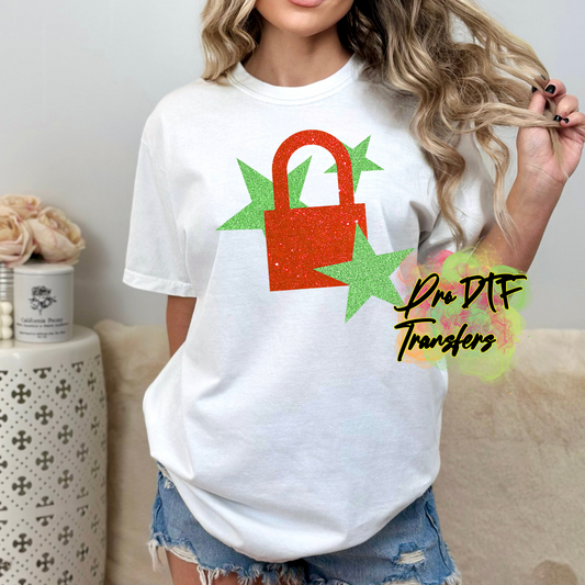 TS140 Showgirl Era Lock Full Color DTF Transfer