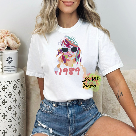 TS91 Taylor Swift 1989 Full Color DTF Transfer - Pro DTF Transfers