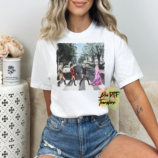 TS94 Taylor Swift Crosswalk Full Color DTF Transfer - Pro DTF Transfers