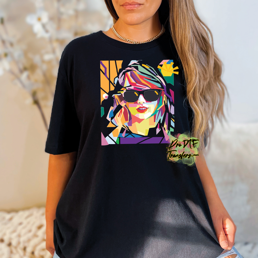 TS97 Taylor Swift Full Color DTF Transfer - Pro DTF Transfers