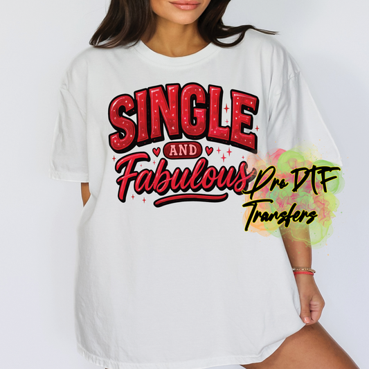 VD370 Single and Fab Valentine Full Color DTF Transfer