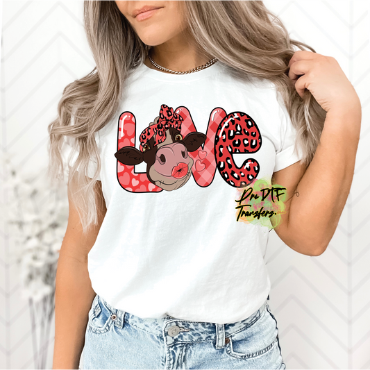VD98 Cow Love Full Color Transfer - Pro DTF Transfers