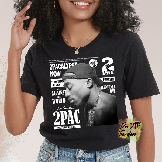 HH205 Tupac Full Color DTF Transfer - Pro DTF Transfers
