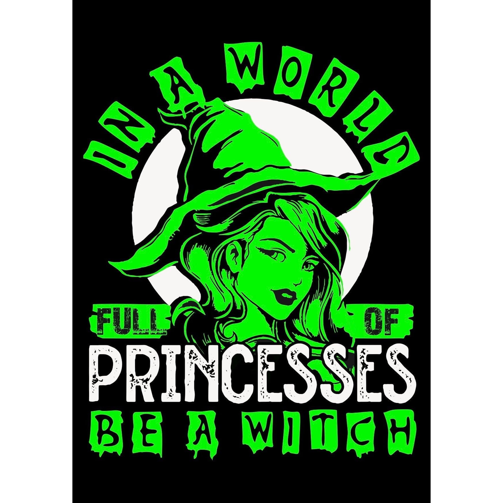 HW101 Halloween Princess Full Color DTF Transfer - Pro DTF Transfers