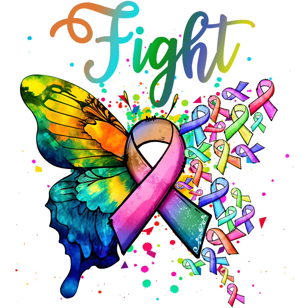 CA28 Fight Full Color DTF Transfer - Pro DTF Transfers