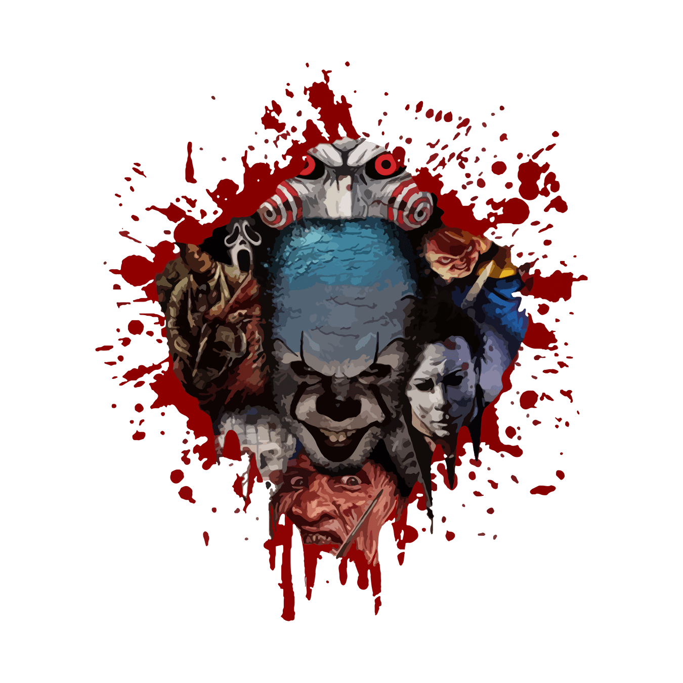 HW39 Halloween IT of Fall Full Color DTF Transfer - Pro DTF Transfers