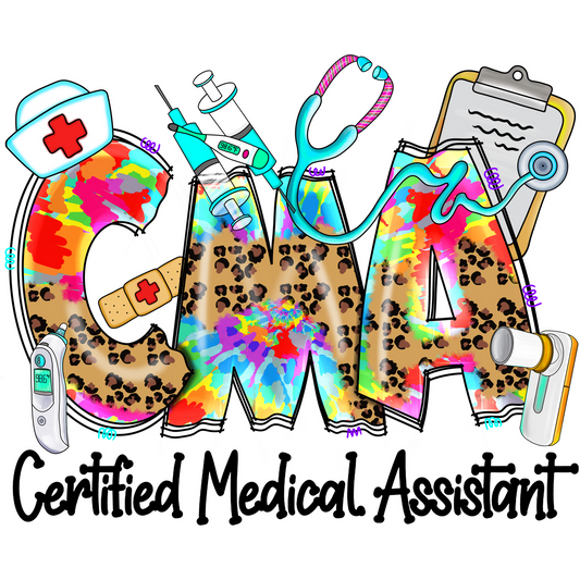 N107 Medical Assistant Full Color DTF Transfer - Pro DTF Transfers