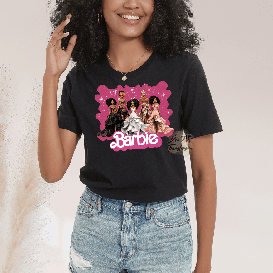 BRB53 Barbie Full Color DTF Transfer - Pro DTF Transfers