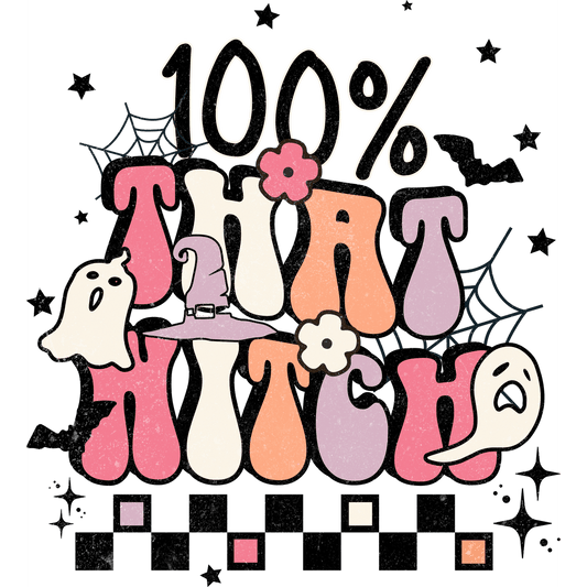 HW92 100% That Witch Full Color DTF Transfer - Pro DTF Transfers