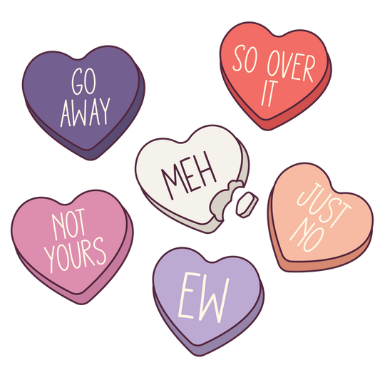 Valentines Candy EW Full Color Transfer - Pro DTF Transfers