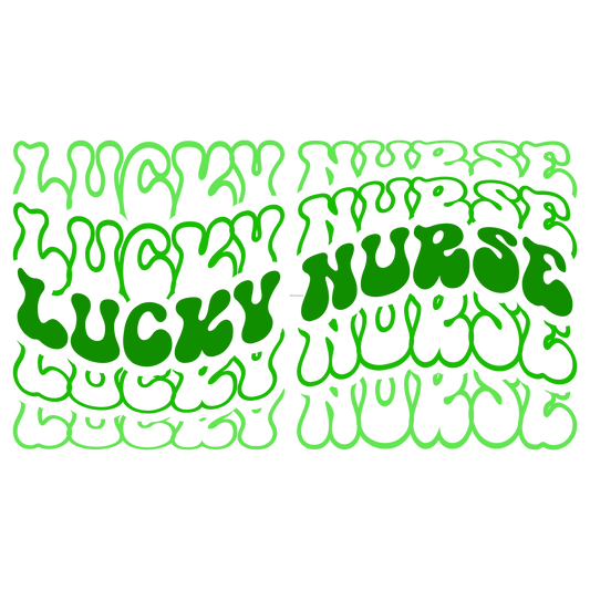 Lucky Nurse Retro Full Color DTF Transfer - Pro DTF Transfers