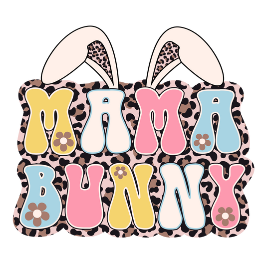 E4 Mama Bunny Full Color DTF Transfer - Pro DTF Transfers