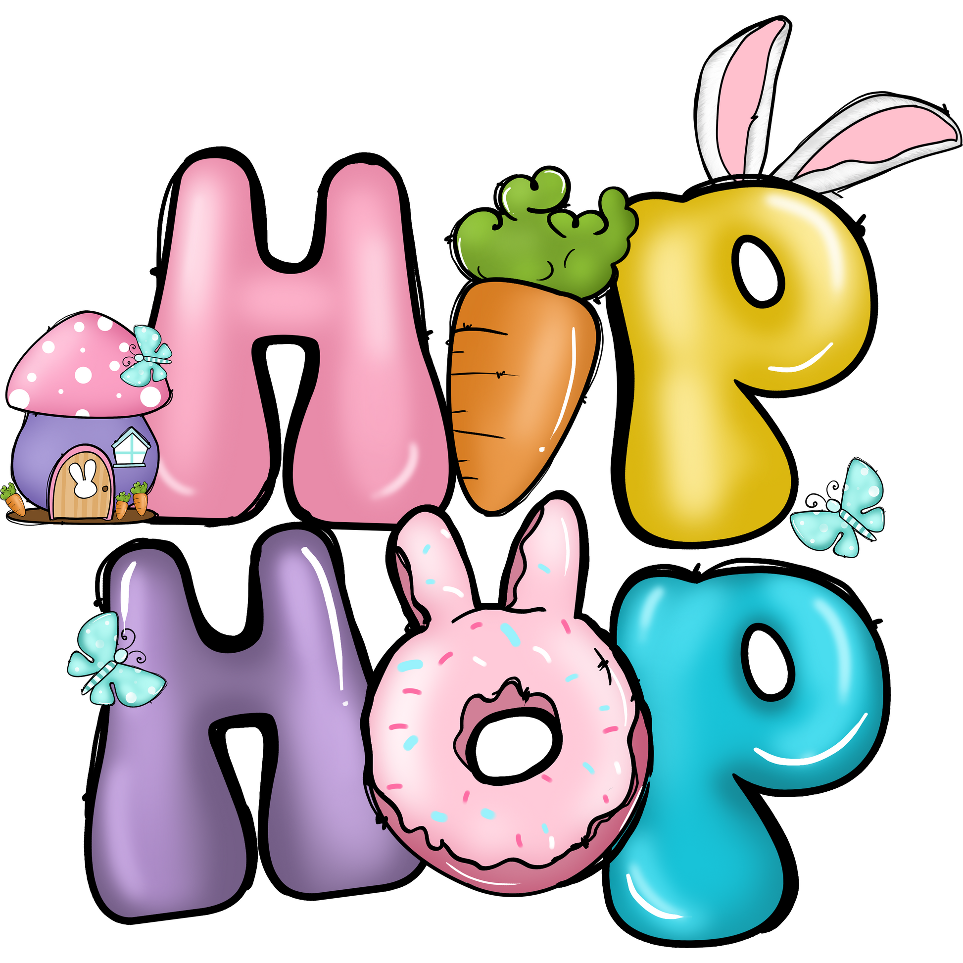 E14 Hip Hop 2 Full Color DTF Transfer - Pro DTF Transfers