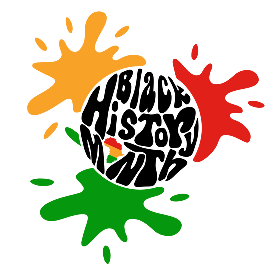 BH3 Black History Splatter Print Full Color DTF Transfer - Pro DTF Transfers