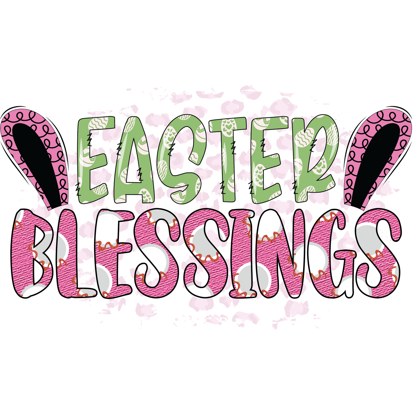 Easter Blessings Full Color DTF Transfer - Pro DTF Transfers