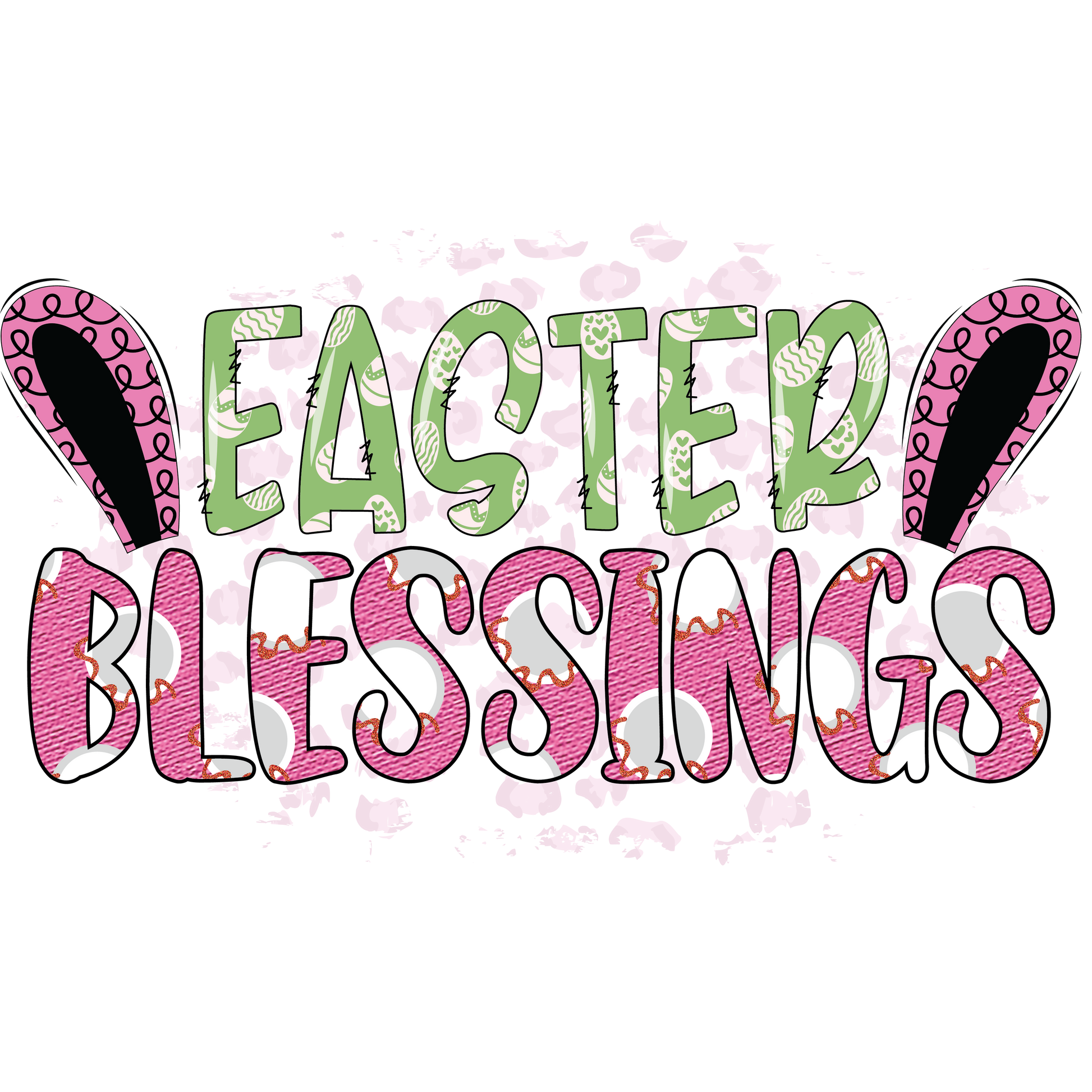 Easter Blessings Full Color DTF Transfer - Pro DTF Transfers