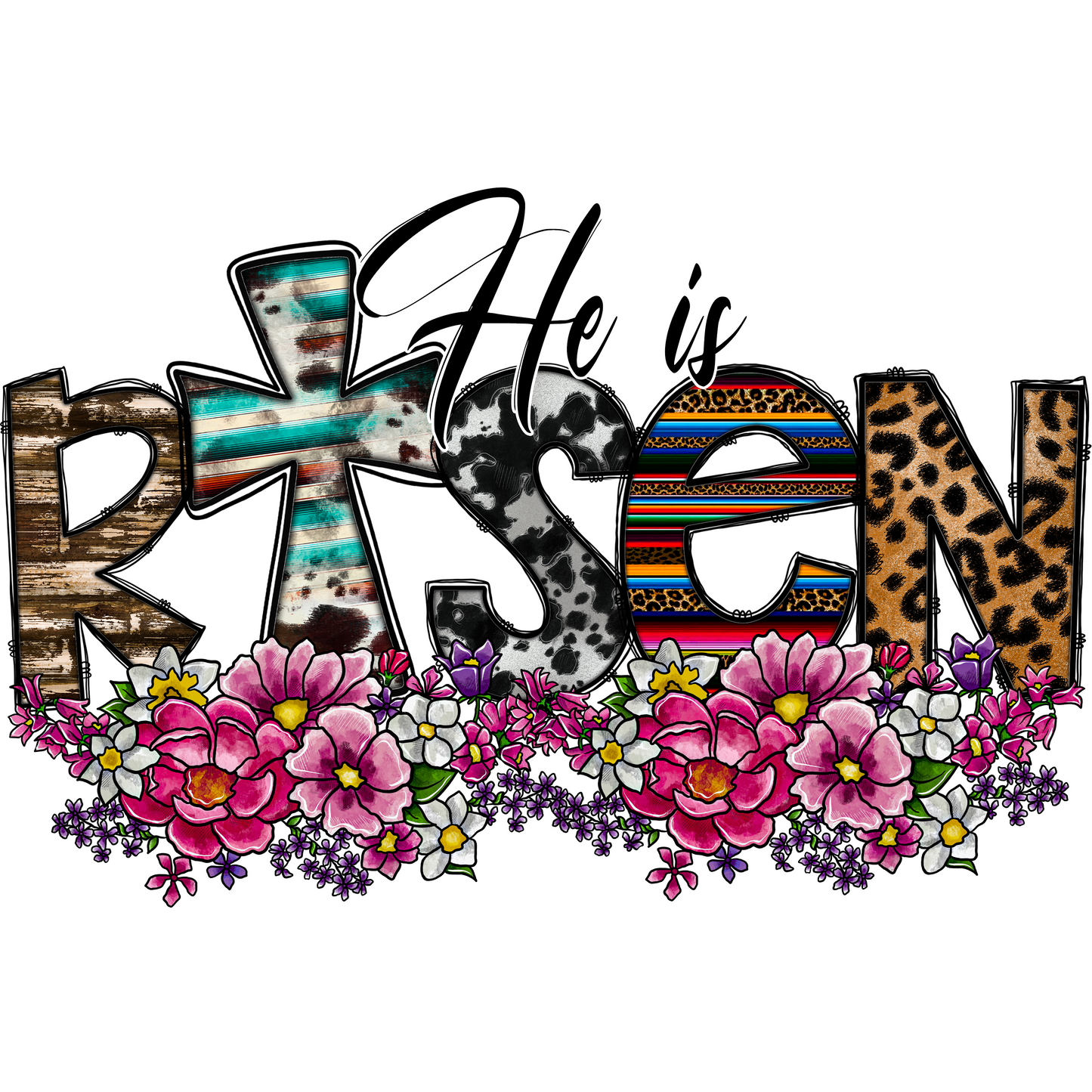 He is Risen 4 Full Color DTF Transfer - Pro DTF Transfers