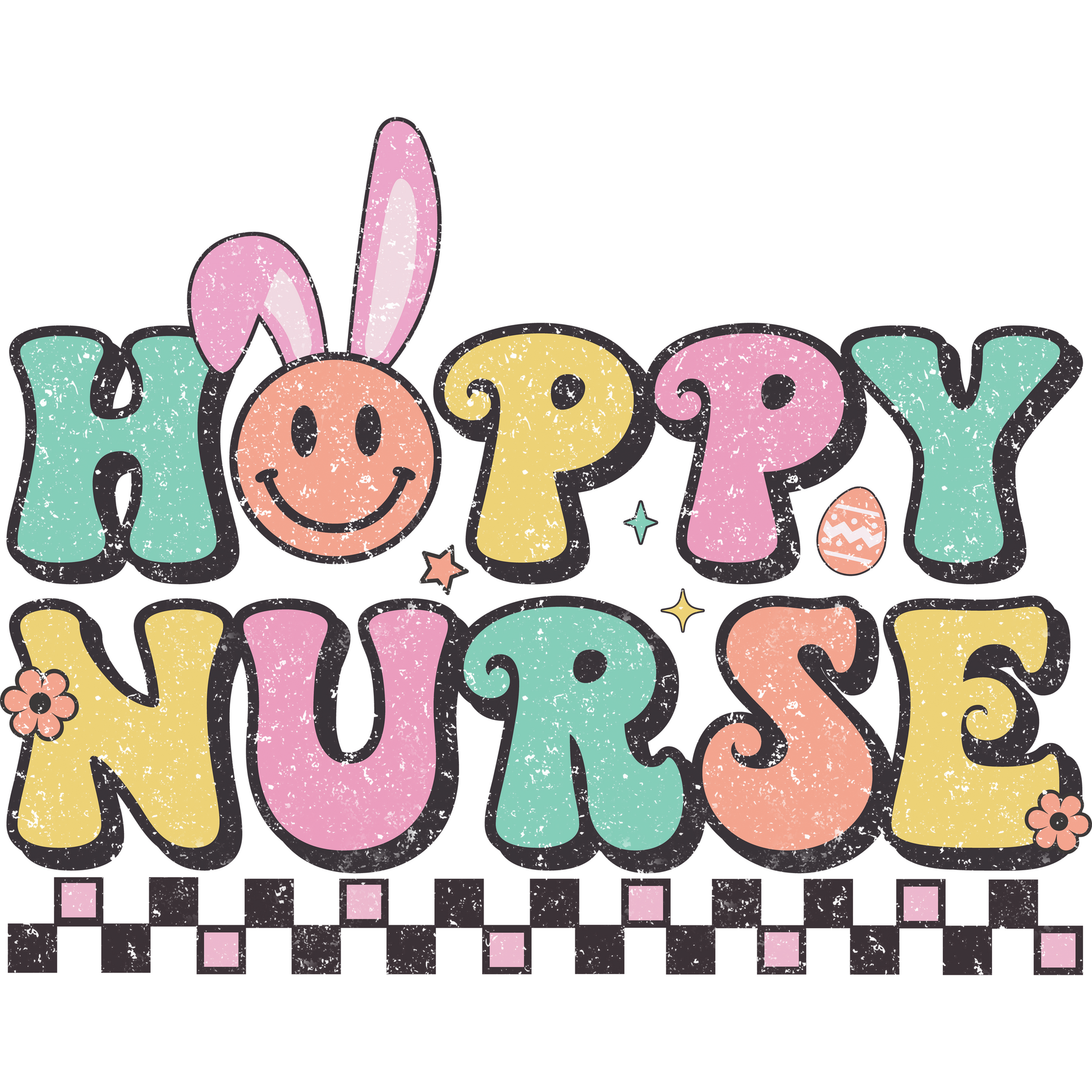 Easter Nurse 6 Full Color DTF Transfer - Pro DTF Transfers