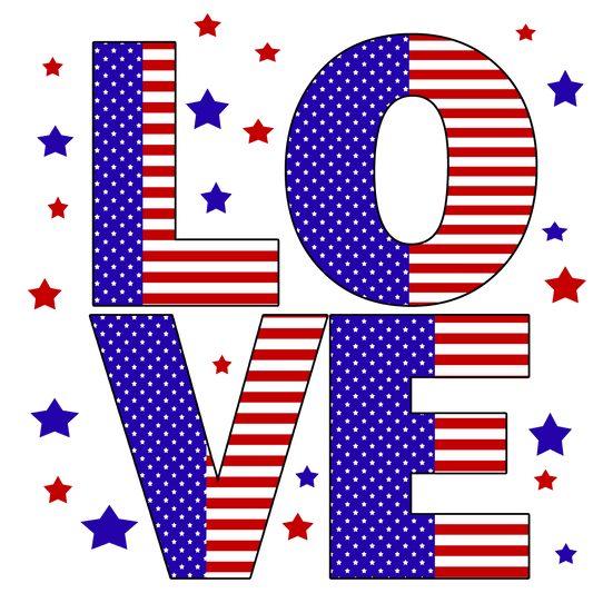 J8 Love Full Color DTF Transfer - Pro DTF Transfers