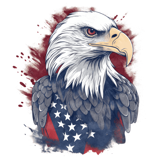 J83 Eagle Full Color DTF Transfer - Pro DTF Transfers