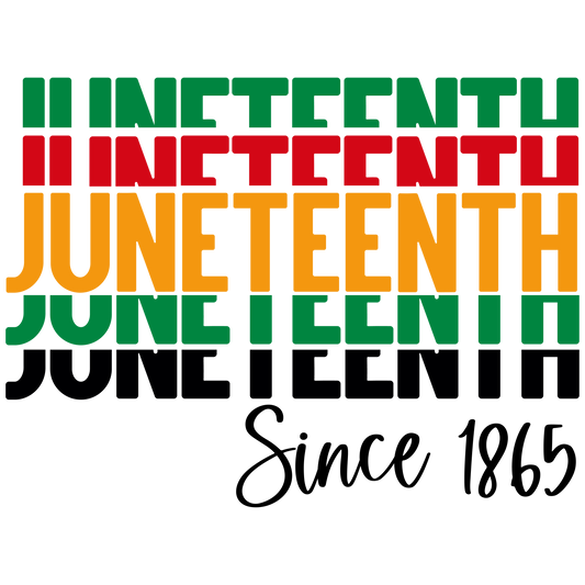 BH114 Juneteenth Juneteenth Full Color DTF Transfer - Pro DTF Transfers