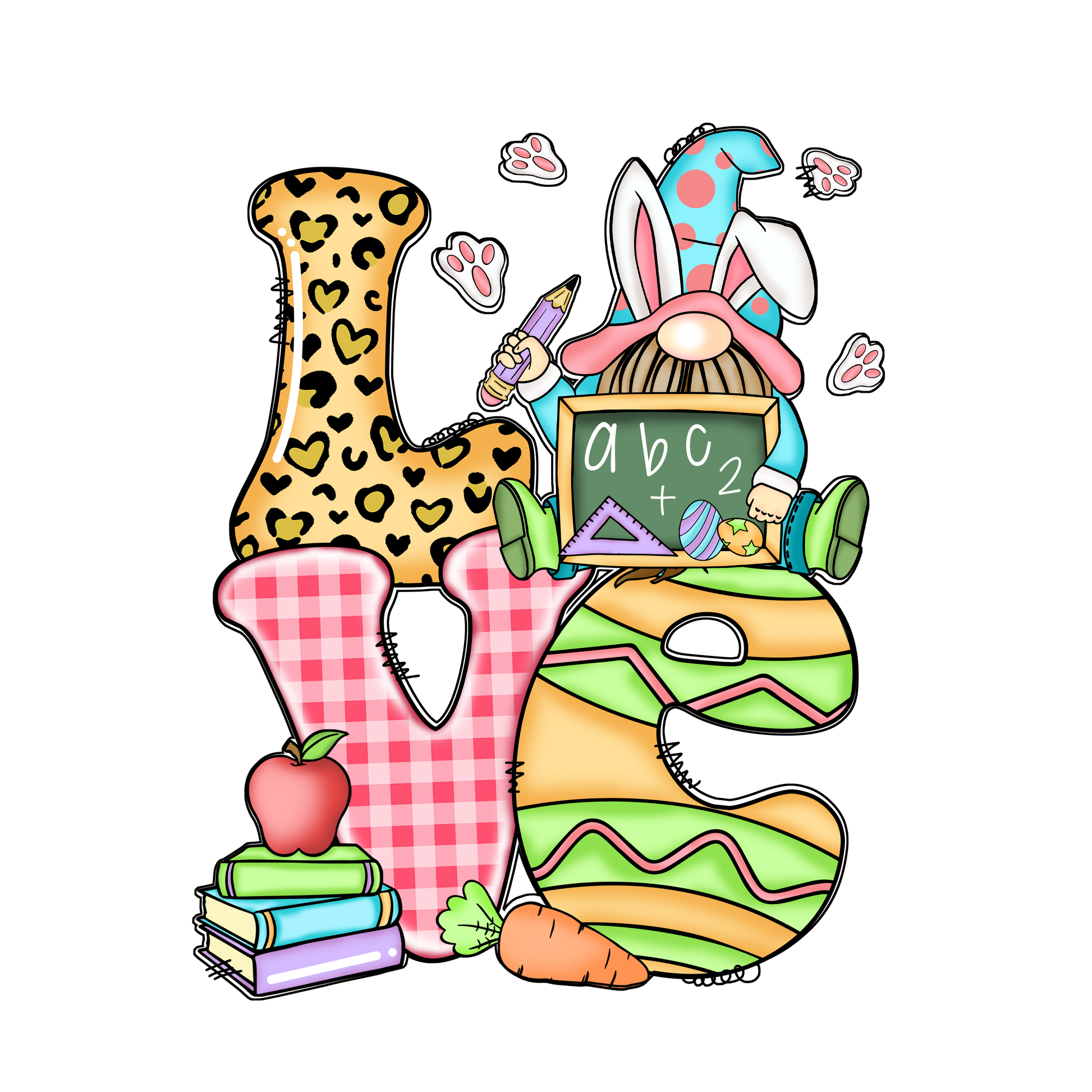 Easter Love 4 Full Color DTF Transfer - Pro DTF Transfers