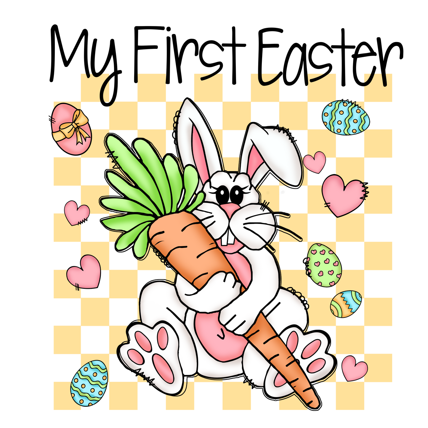 E87 My 1st Easter Infant Full Color DTF Transfer - Pro DTF Transfers