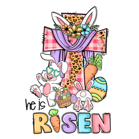 E97 He is Risen 3 Full Color DTF Transfer - Pro DTF Transfers