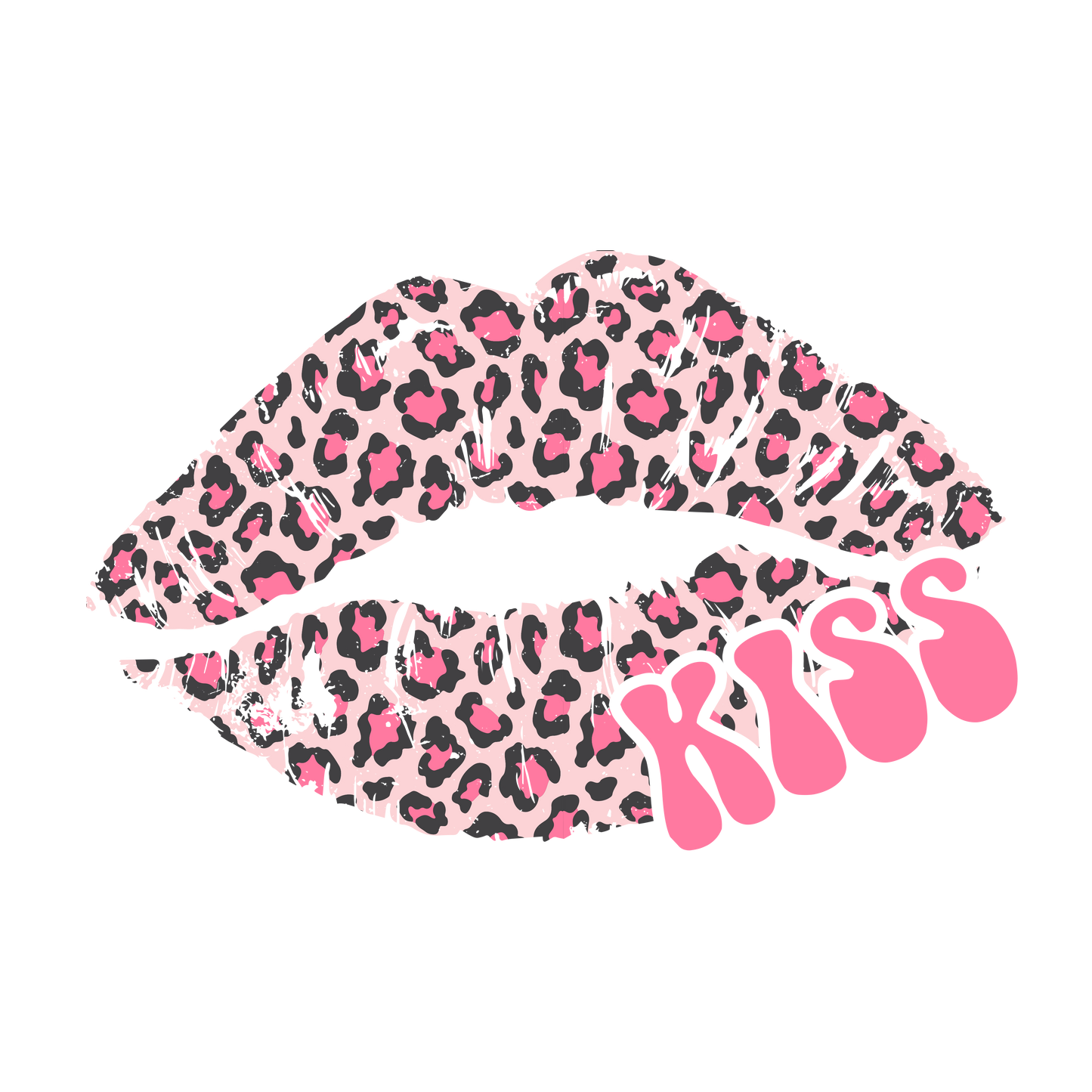 Lips Kiss Full Color Transfer - Pro DTF Transfers