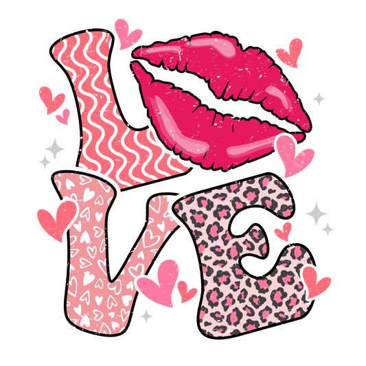 LOVE Full Color Transfer - Pro DTF Transfers