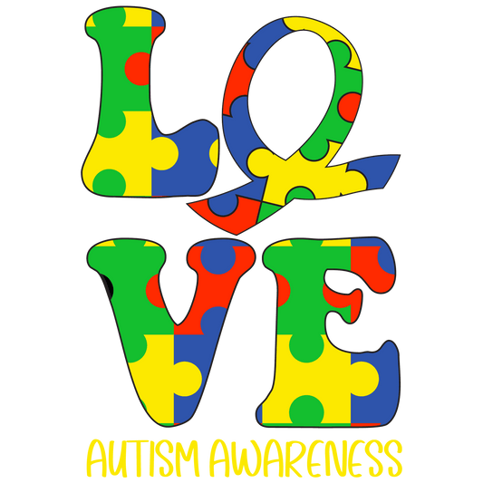 Autism 9 Full Color DTF Transfer - Pro DTF Transfers