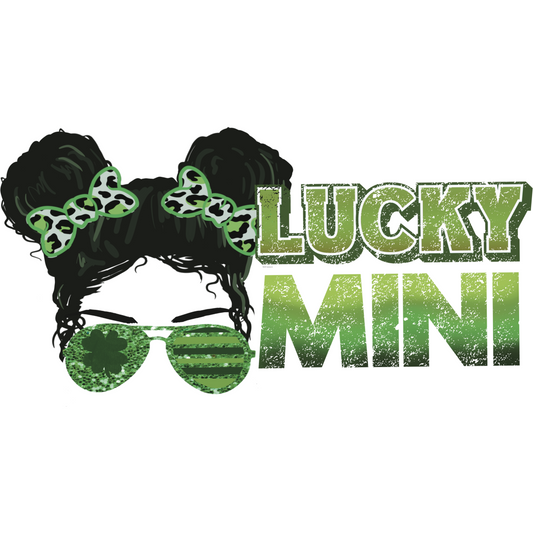 Lucky Mini Glasses Full Color DTF Transfer - Pro DTF Transfers