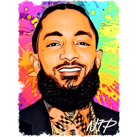 HH36 Nipsey Multi-Color Full Color DTF Transfer - Pro DTF Transfers