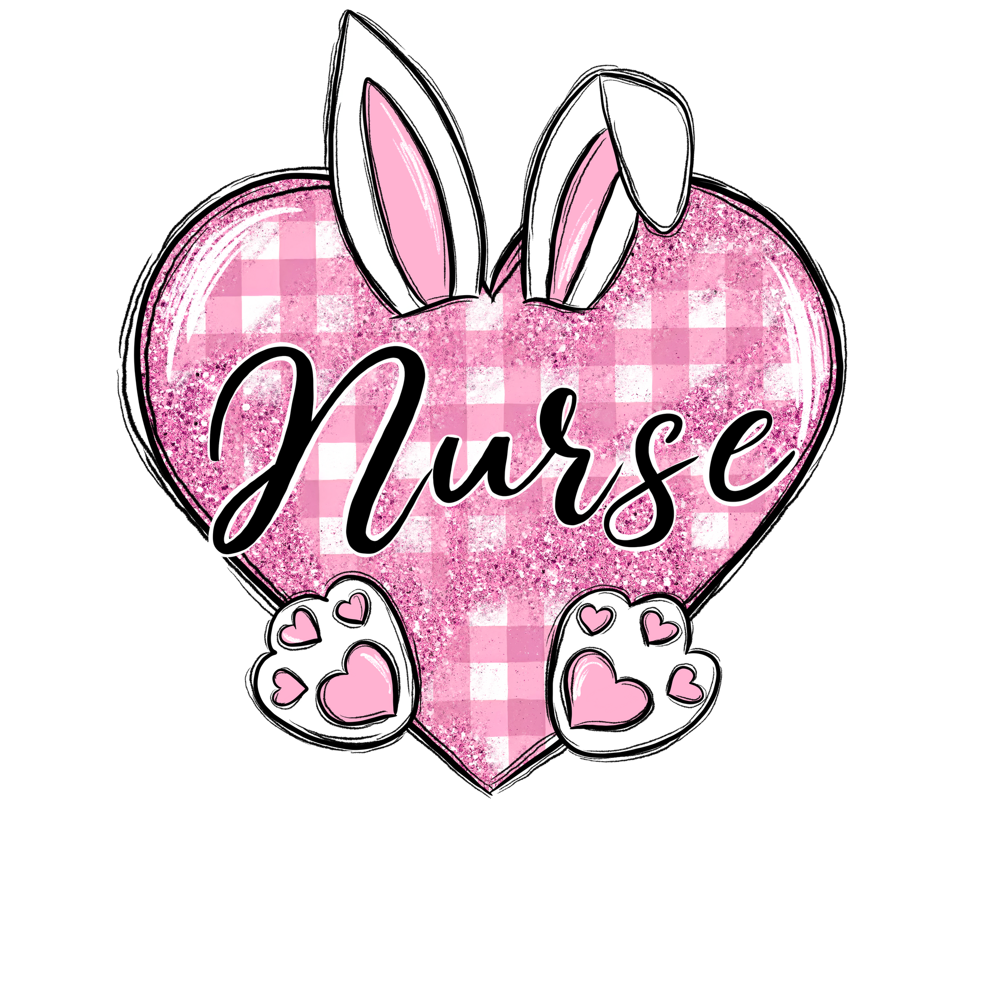 Easter Nurse 1 Full Color DTF Transfer - Pro DTF Transfers