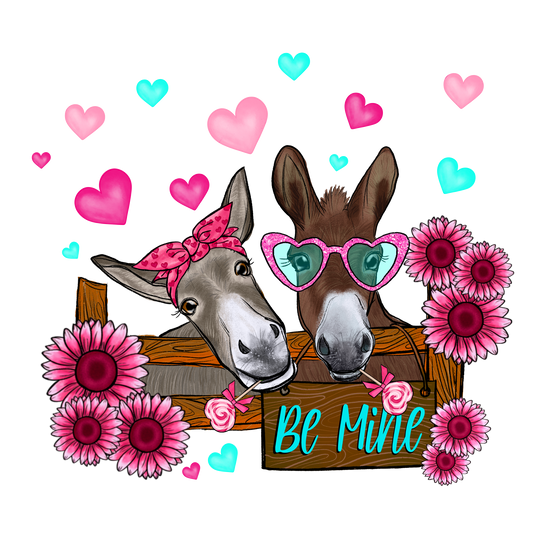 Donkey Love Full Color Transfer - Pro DTF Transfers