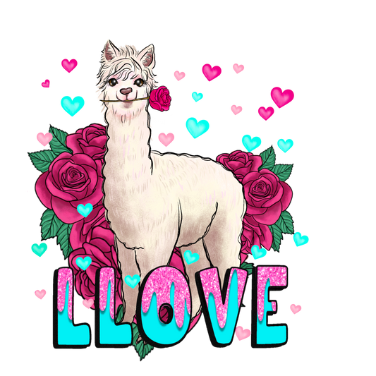 Lama Love Full Color Transfer - Pro DTF Transfers