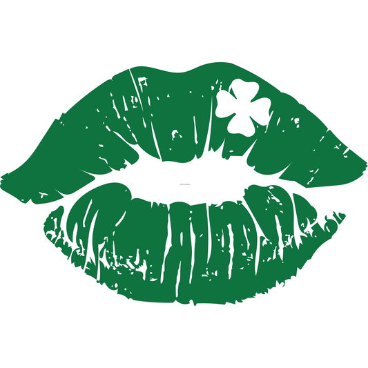 SP137 Irish Lips Full Color DTF Transfer - Pro DTF Transfers